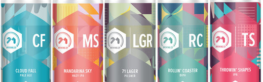 Introducing the brand new, all year-round, 71 Brewing line-up!